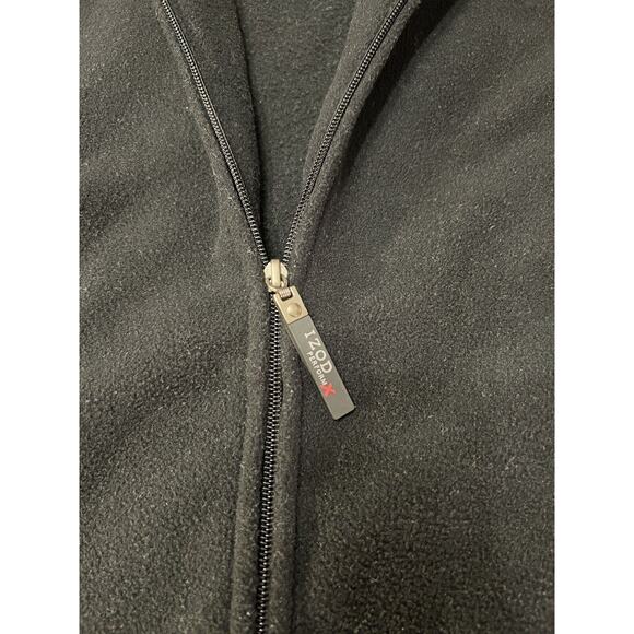 IZOD PERFORM-X Black Men's Fleece Vest--Size Large - Picture 9 of 14
